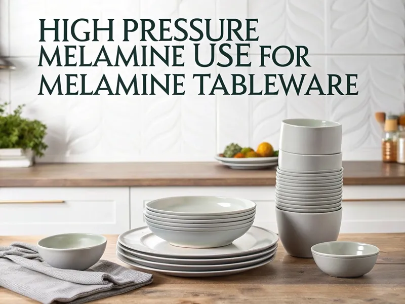 High pressure melamine use for melamine tableware
