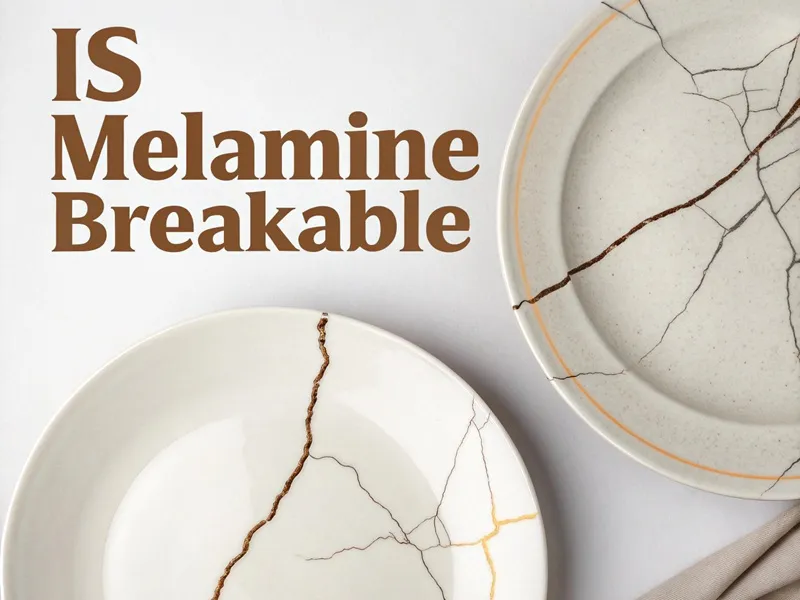 Is melamine breakable
