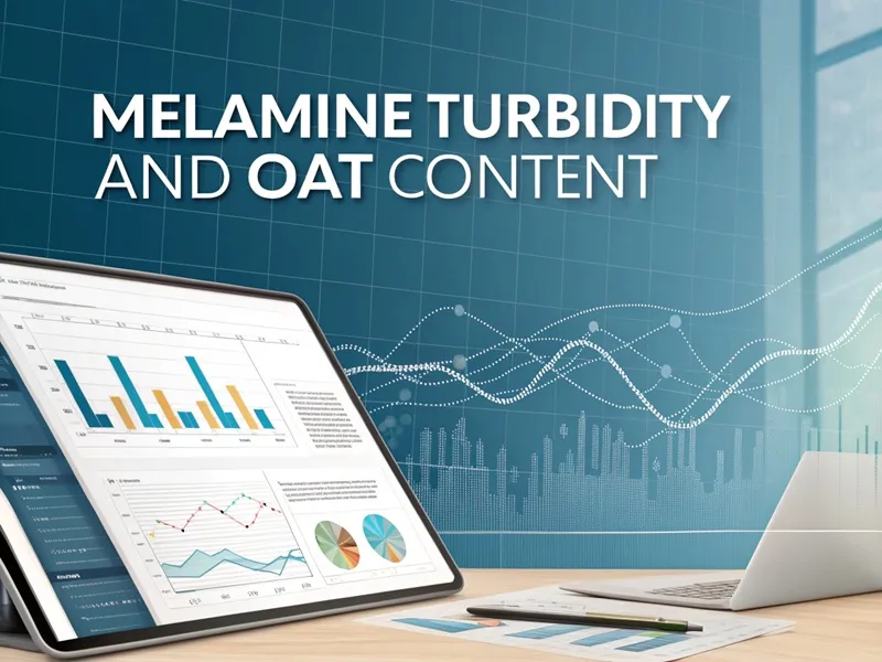 Melamine Turbidity and OAT Content