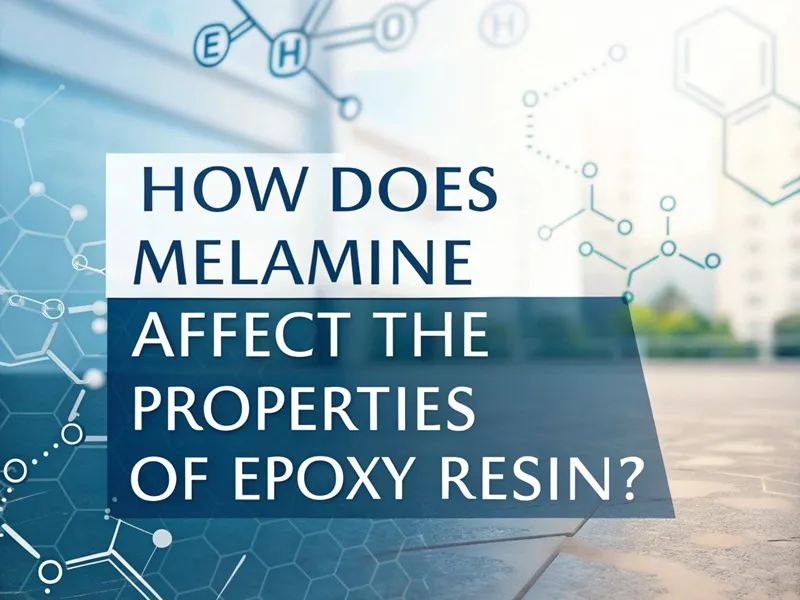 How Does Melamine Affect the Properties of Epoxy Resin?