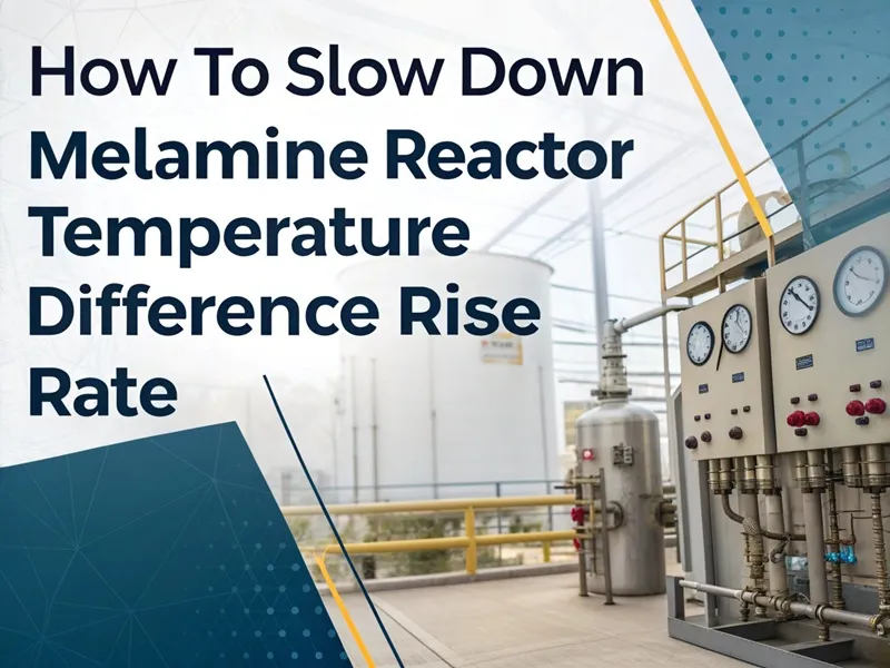 How to Slow Down Melamine Reactor Temperature Difference Rise Rate