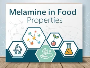 Melamine in food properties