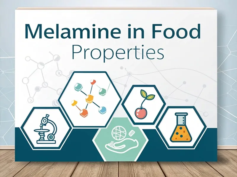 Melamine in food properties