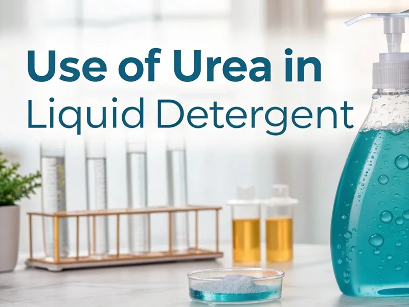 use of urea in liquid detergent