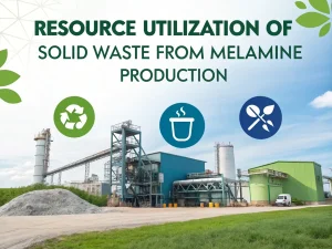 Resource utilization of solid waste from melamine production