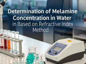 Determination of Melamine Concentration in Water Based on Refractive Index Method