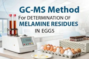GC MS Method for Determination of Melamine Residues in Eggs