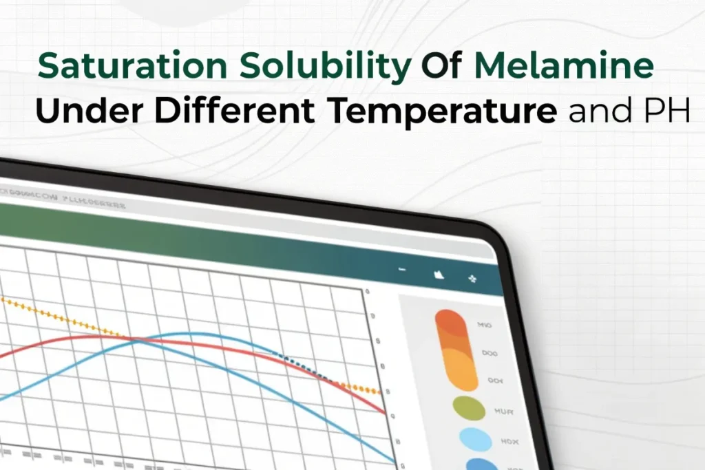 Saturation Solubility of Melamine under Different Temperature and pH