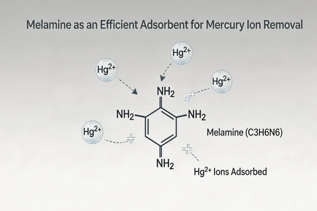 Melamine as an Efficient Adsorbent for Mercury Ion Removal