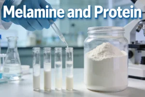 Melamine and protein
