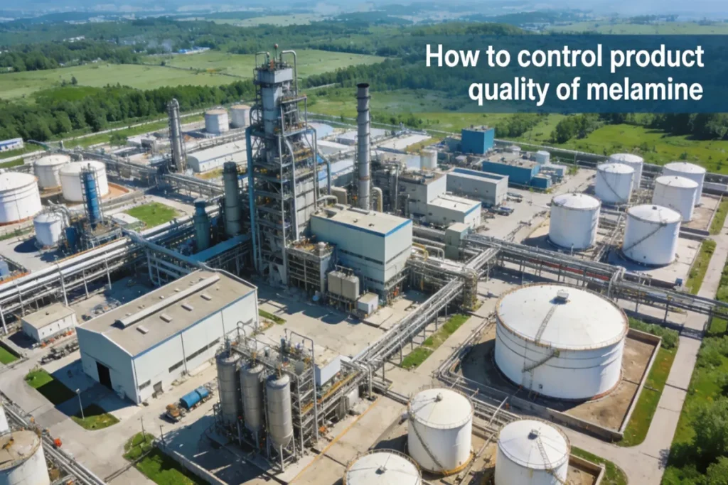 How to control the product quality of melamine