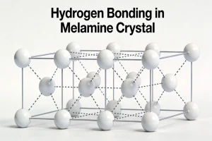 Hydrogen Bonding in Melamine Crystal