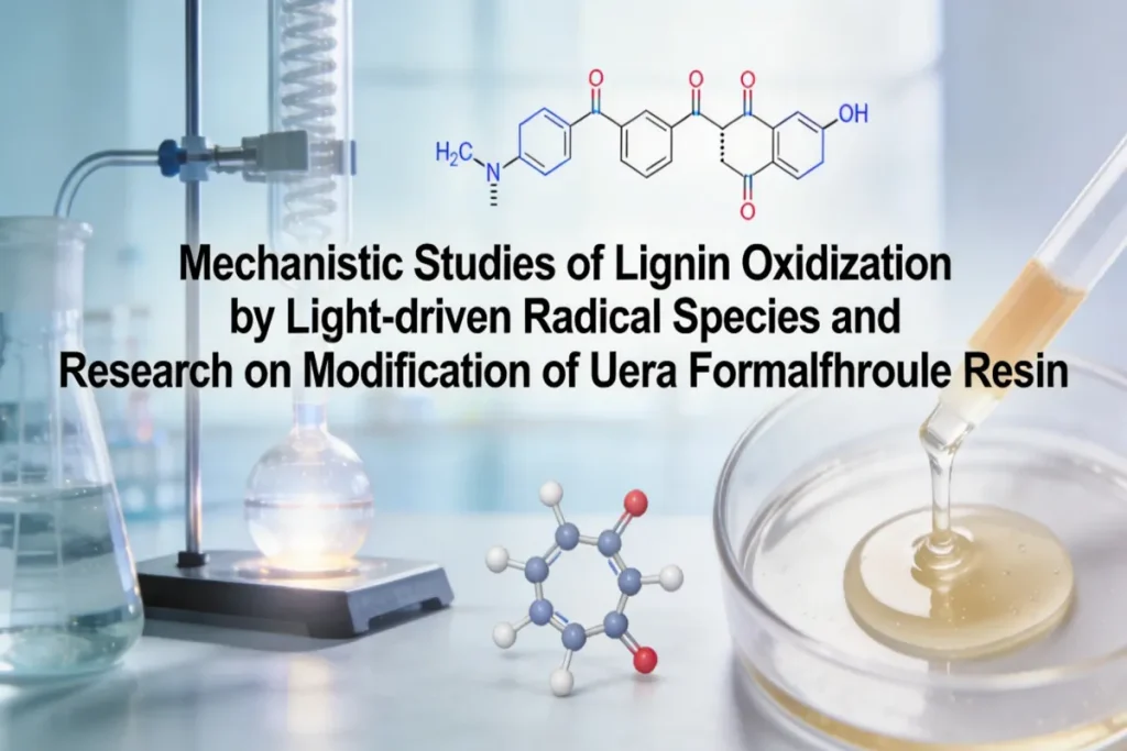 Mechanistic Studies of Lignin Oxidation by Light-driven Radical Species and Research on Modification of Urea Formaldehyde Resin