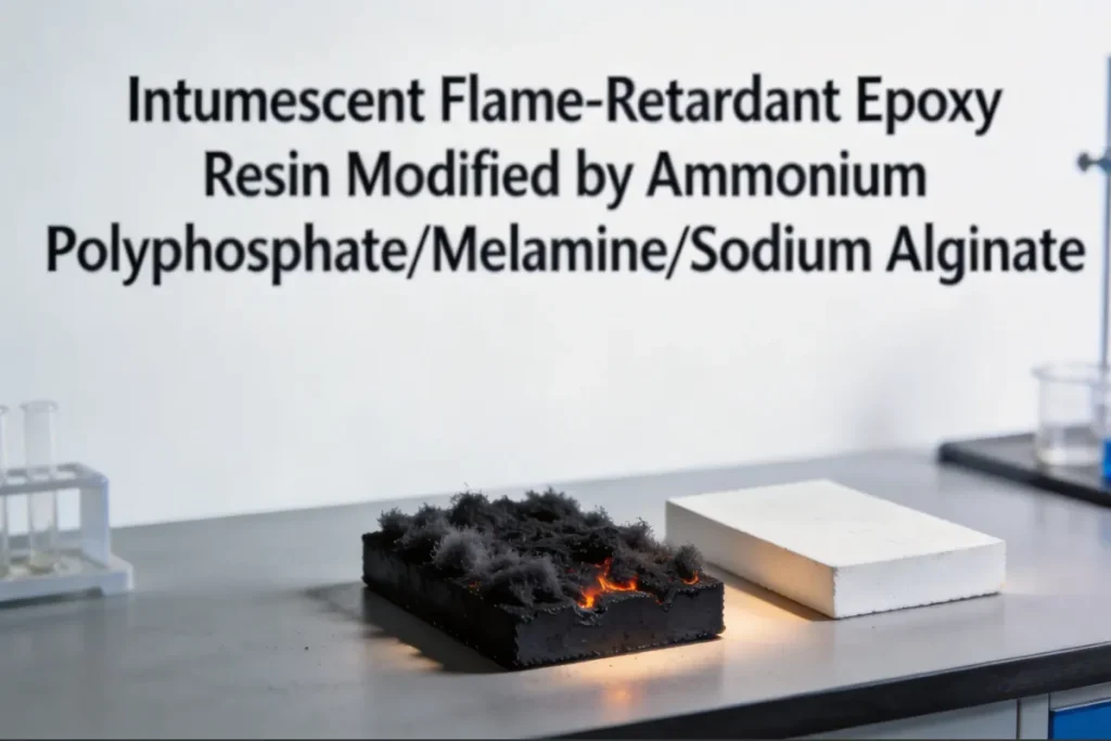 Intumescent Flame-Retardant Epoxy Resin Modified by Ammonium Polyphosphate/Melamine/Sodium Alginate