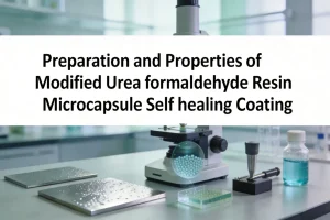 Preparation and Properties of Modified Urea formaldehyde Resin Microcapsule Self healing Coating