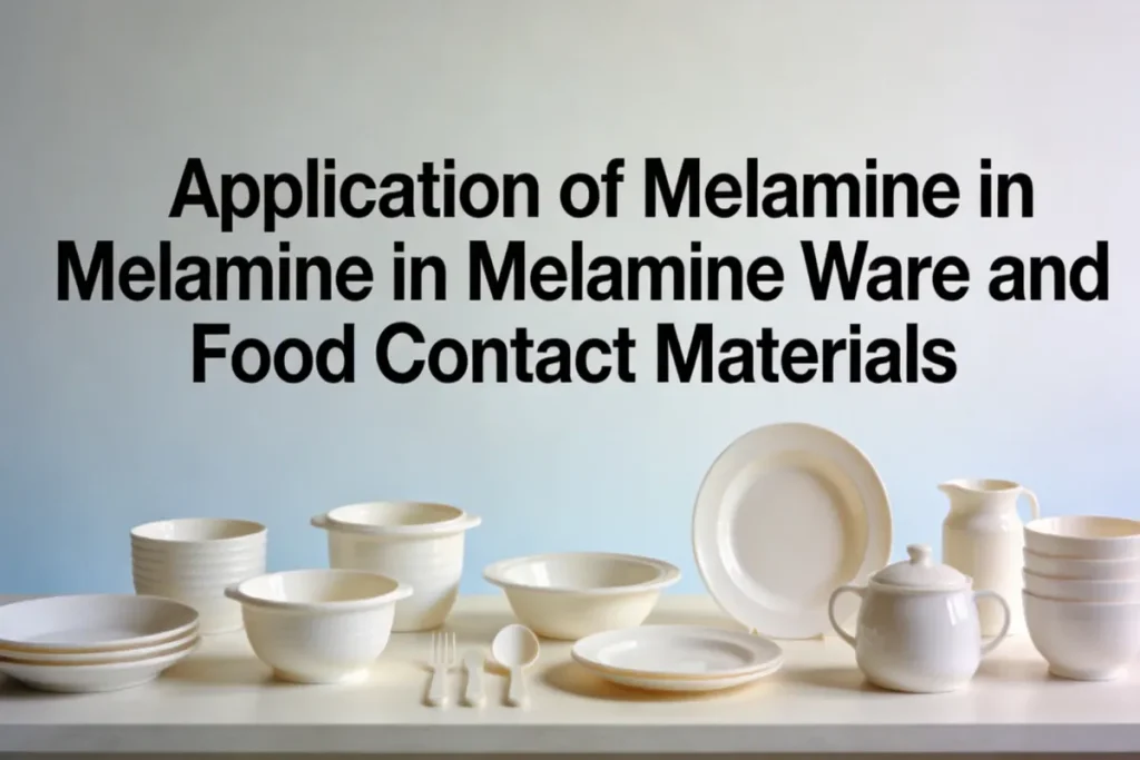 Application of Melamine in Melamine Ware and Food Contact Materials