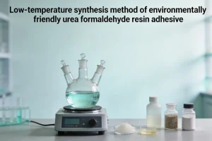 Low-temperature synthesis method of environmentally friendly urea formaldehyde resin adhesive