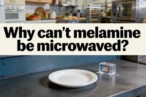 Why can't melamine be microwaved?