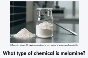 What type of chemical is melamine?