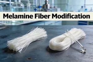 Melamine Fiber Modification